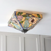Endon Lighting Endon klasszikus tiffany mennyezeti lámpa willow sokszínű end70698