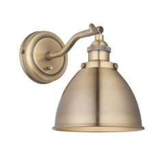Endon Lighting Endon loft skandináv fali lámpa franklin antik sárgaréz end98746 világítás