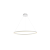 Endon Lighting ENDON Staten Staten 1lt Pendant Matt white paint & white silicone 43.5W LED tape module (SMD 2835) Warm White - ED-80629