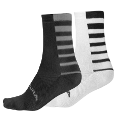  Endura Coolmax® Stripe Socks (Twin Pack) zokni