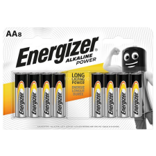 ENERGIZER Elem, AA ceruza, 8 db, ENERGIZER &quot;Alkaline Power&quot; ceruzaelem