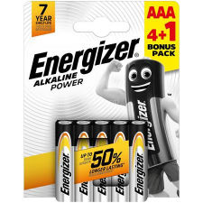 ENERGIZER Elem, AAA mikro, 4+1 db, ENERGIZER &quot;Alkaline Power&quot; ceruzaelem