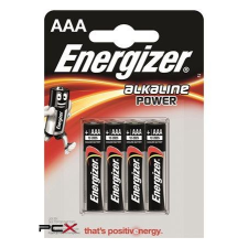 ENERGIZER Elem, AAA mikro, 4 db, ENERGIZER "Alkaline Power" ceruzaelem