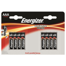 ENERGIZER Elem, AAA mikro, 8 db, ENERGIZER "Alkaline Power" (EEAAA8AP) ceruzaelem