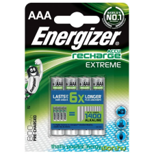 ENERGIZER NiMH Akkumulátor AAA 1.2 V Extreme 800 mAh (4db/csomag) digitális fényképező akkumulátor