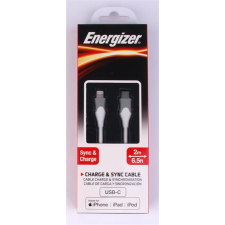 ENERGIZER USB kábel, USB-C - Lightning (Apple), 2m, ENERGIZER, fehér kábel és adapter