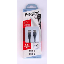 ENERGIZER USB kábel, USB-C - USB-C, 1,2m, ENERGIZER, fekete (EKA03) kábel és adapter