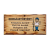 EnergoTeam tréfás fatábla - horgásztörvény