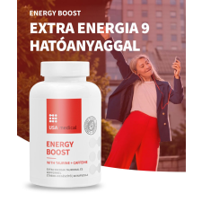  Energy Boost taurinnal és koffeinnel kapszula 60 db vitamin és táplálékkiegészítő