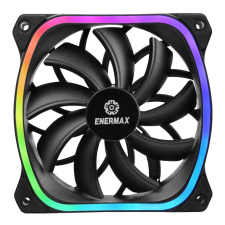ENERMAX SquA RGB hűtő ventilátor 12cm (UCSQARGB12P-SG) (UCSQARGB12P-SG) - Ventilátor hűtés