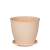 Enger cserép + alátét rattan  22 x 21 cm, 6 L,krém