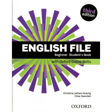 ENGLISH FILE 3RD BEG SB+ONLINE nyelvkönyv, szótár