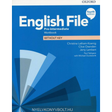 ENGLISH FILE 4TH PRE WB-KEY nyelvkönyv, szótár