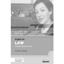  English for Law Teacher Book – Jeremy Walenn idegen nyelvű könyv