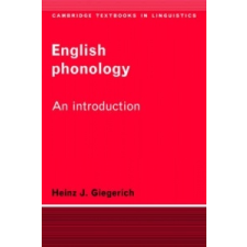  English Phonology – Heinz,J. Giegerich idegen nyelvű könyv