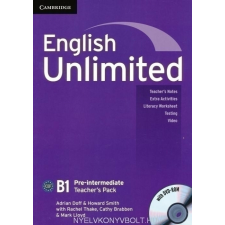 ENGLISH UNLIMITED PRE-I TB PACK nyelvkönyv, szótár