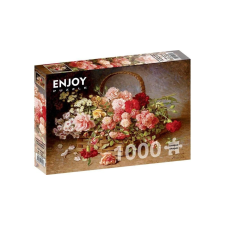Enjoy 1000 db-os puzzle - A Basket of Roses and Carnations (1530) puzzle, kirakós