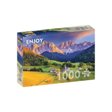 Enjoy 1000 db-os puzzle - Church in Dolomites Mountains, Italy (1320) puzzle, kirakós