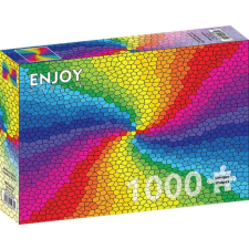 Enjoy 1000 db-os puzzle - Stained Glass Rainbow Burst (1970) puzzle, kirakós