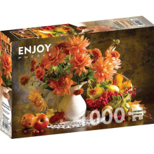 Enjoy 1000 db-os puzzle - Still Life with Orange Dahlias (1233) puzzle, kirakós