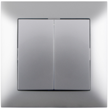 Entac 105 Arnold süllyeszthető fali kapcsoló csillárkapcsoló Ezüst világítási kellék