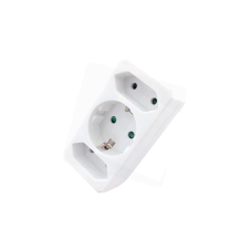 Entac HÁLÓZATI ADAPTER 3 ALJZAT (1 FÖLDELT, 2 EURO) villanyszerelés