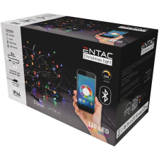 Entac karácsonyi IP44 fényfüzér 120 LED MC 9m BT applikáció kültéri izzósor