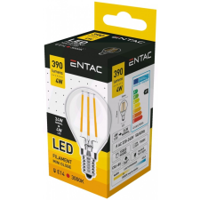 Entac LED Filament Mini Globe 4W E14 WW 3000K izzó