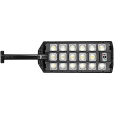 Entac LED Szolár Utcai Lámpa Távirányítóval, Mozgásérzékelővvel Autamata Dimm funkcióval, 1500lm kültéri világítás