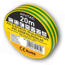 Entac Zöld-sárga szigetelőszalag 0,13x19mm 20m villanyszerelés