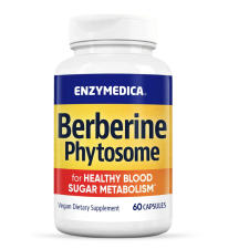 Enzymedica Berberine Phytosome, egészséges anyagcsere, 60 kapszula  Étrend-kiegészítő gyógyhatású készítmény