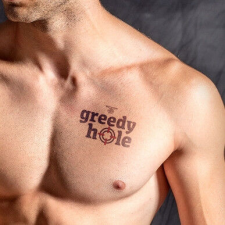Ephemeral tetoválás GREEDY HOLE 10 x 10cm csillámtetoválás