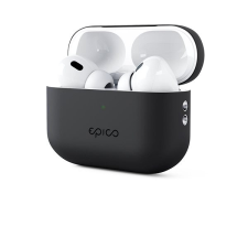 Epico Airpods Pro 2 fekete szilikon tok fülhallgató, fejhallgató tok