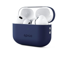 Epico Airpods Pro 2 sötétkék szilikon tok fülhallgató, fejhallgató tok