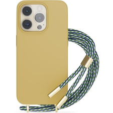 Epico iPhone 14 Pro Max szilikon tok nyakpánttal - homok (69510101700001) tok és táska