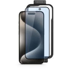 Epico iPhone 15 Plus kékfény szűrő 3D+ üvegfólia + felhelyező keret (81212151900002) mobiltelefon kellék