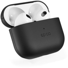  Epico Leather Case Airpods 4/4 (ANC) - fekete (9911131300045) fülhallgató, fejhallgató tok
