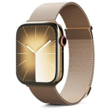 Epico Milanese+ Apple Watch 42 / 44 / 45 / 49mm - aranyszín (73818182000001) okosóra kellék
