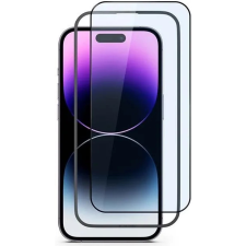 Epico Peremtől peremig tartó védőüveg iPhone 15 Pro Max (Ultra) 8141215131300002 - applikátorral mobiltelefon kellék