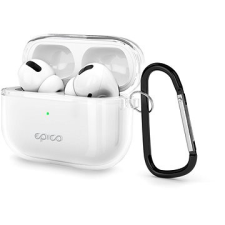Epico Transparent Cover az Airpods Próhoz - átlátszó fehér audió kellék