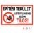  Építési terület! Illetékteleneknek belépni tilos! ÉL 2.1