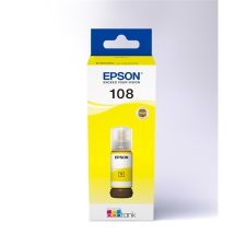 EPS CON Epson tintapatron 108 ecotank yellow ink bottle nyomtatópatron & toner