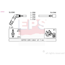 EPS gyújtókábelkészlet EPS 1.499.232 autóalkatrész