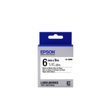 Epson Epson LK-2WBN címkeszalag Black/White 6mm (9m) nyomtató kellék