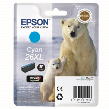 Epson eredeti Tintapatron cyan high, T26324010, XP600,700,800 nyomtatópatron & toner