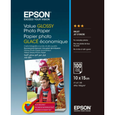 Epson fényes fotópapír (10x15, 100 lap, 183g) fotópapír