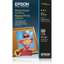 Epson fényes fotópapír (10x15, 100 lap, 200g) fotópapír