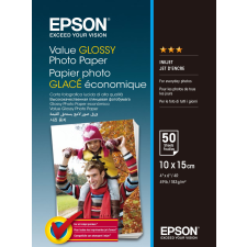 Epson fényes fotópapír (10x15, 50 lap, 183g) fotópapír