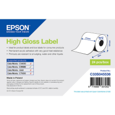 Epson fényes papír, folyamatos címke, 51 mm * 33 méter (rendelési egység 24 tekercs/doboz) etikett