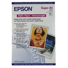 Epson Heavy Weight A3+ matt inkjet papír 50 ív 167gr. C13S041264 fotópapír